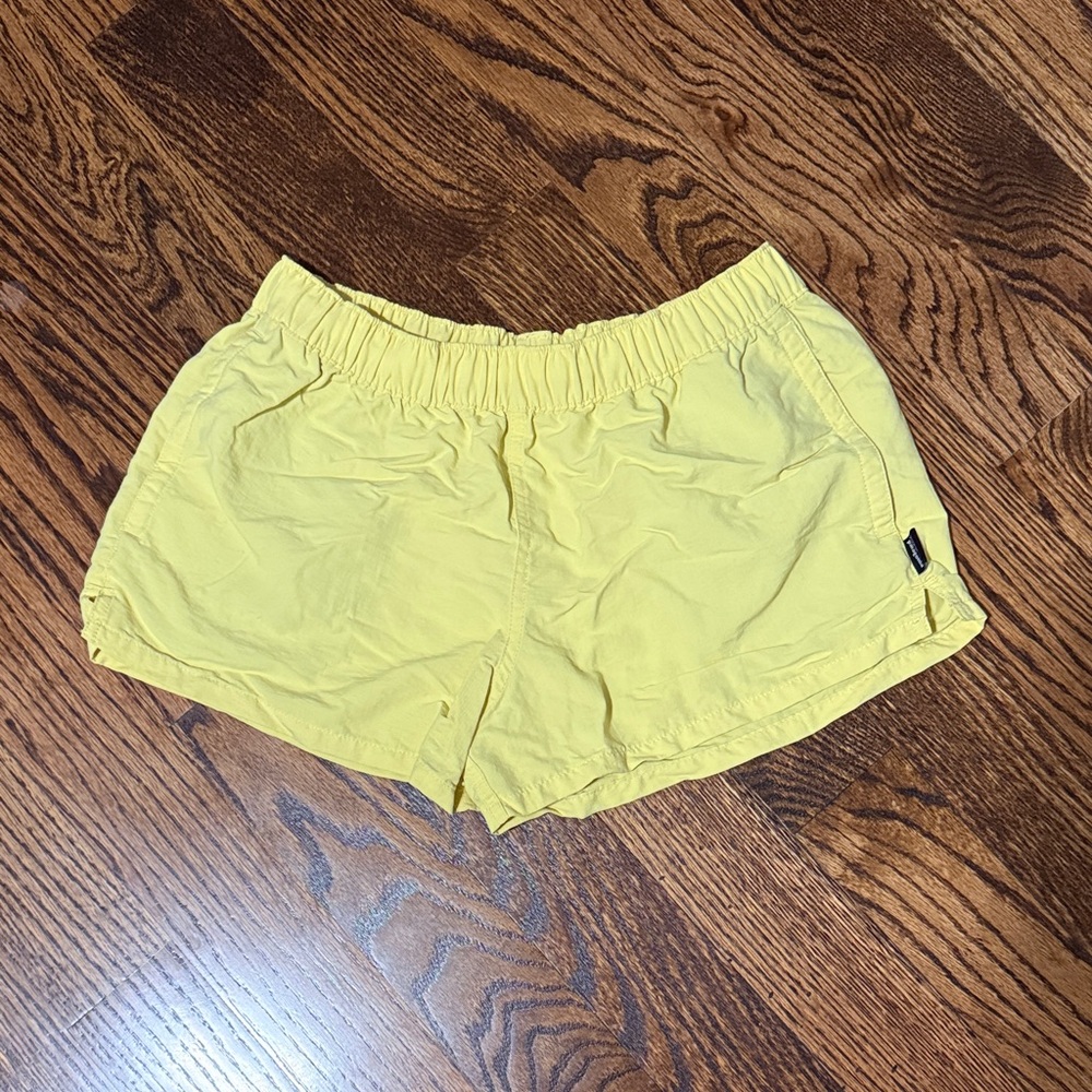 Patagonia Women's Athletic Shorts in Sunny Yellow